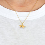 Tiny Sweetheart Cat Necklace