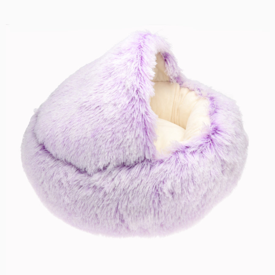 Taro Latte Calming Cat Bed Nest