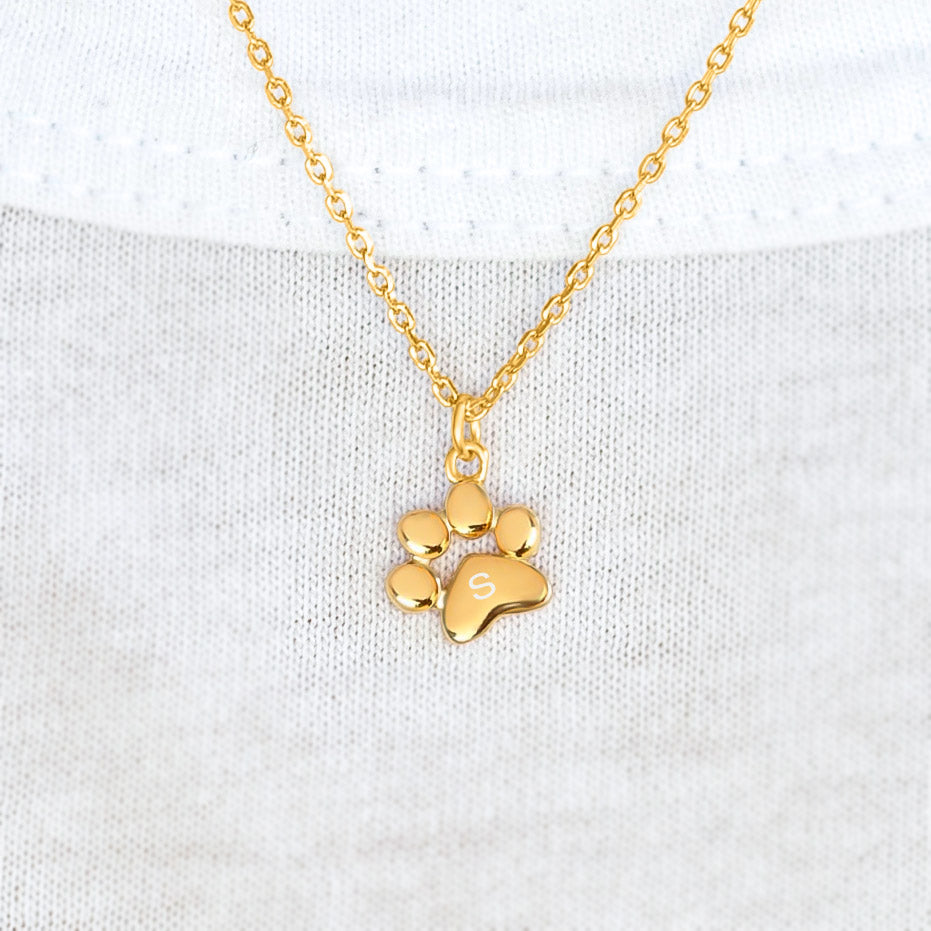 Teeny Tiny Paw Necklace - Cute Paw Jewelry