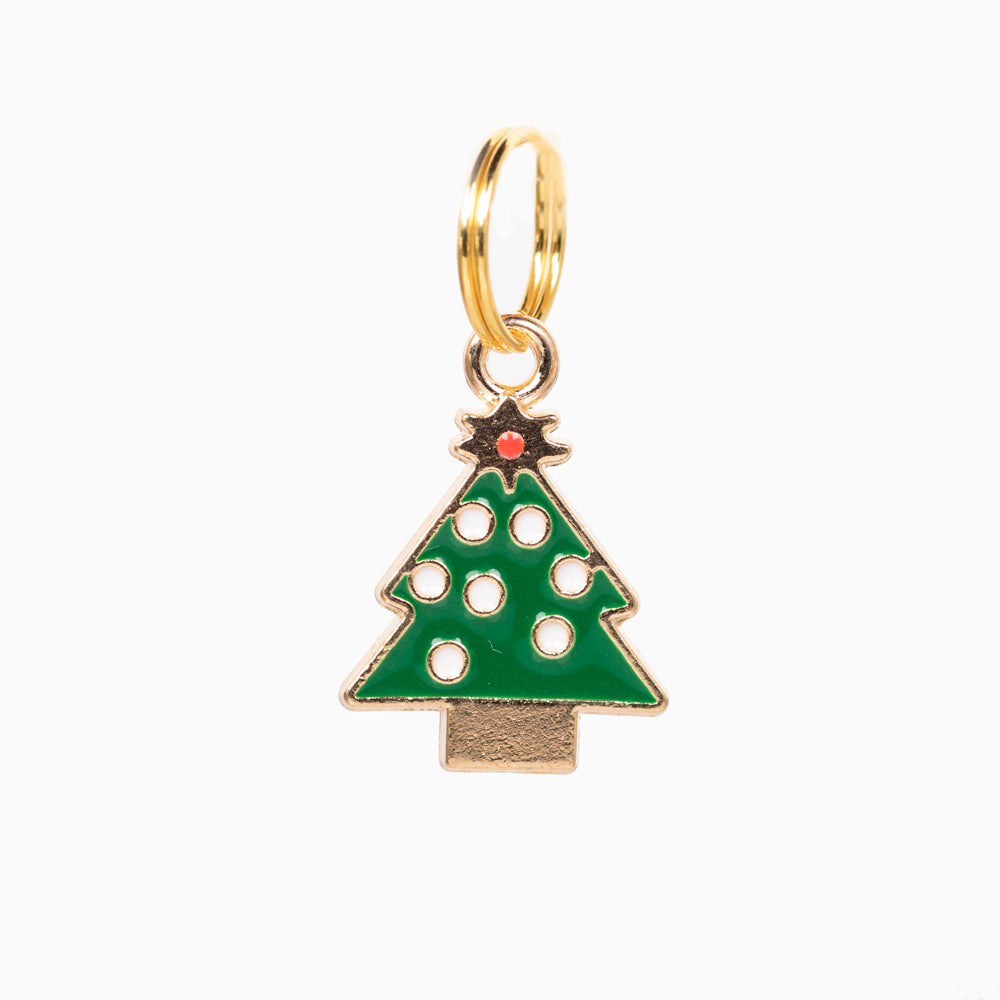 Xmas Tree Pet Collar Charm