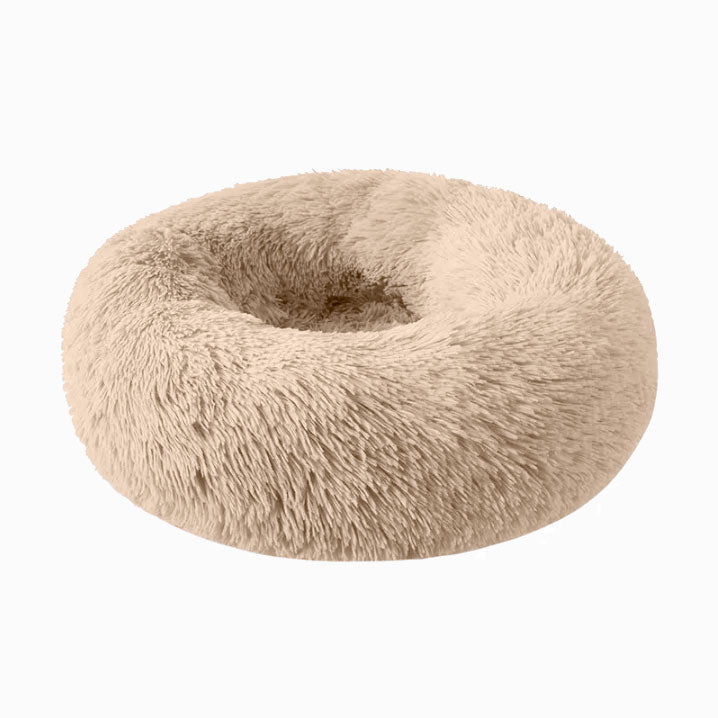Beige Calming Cat & Dog Bed