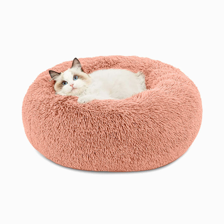 Pink soothing cat bed also for dogs