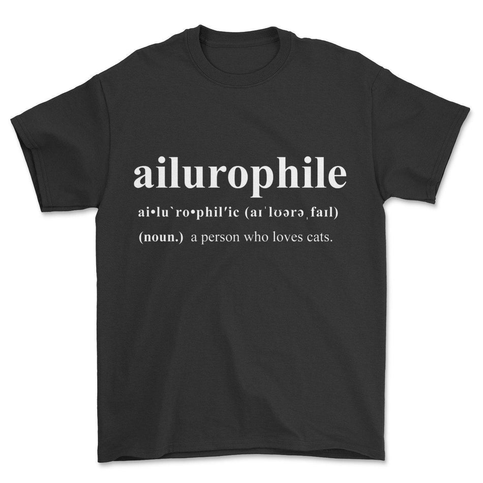Ailurophile Cat Lover Cat T-Shirt - Pawsome Couture