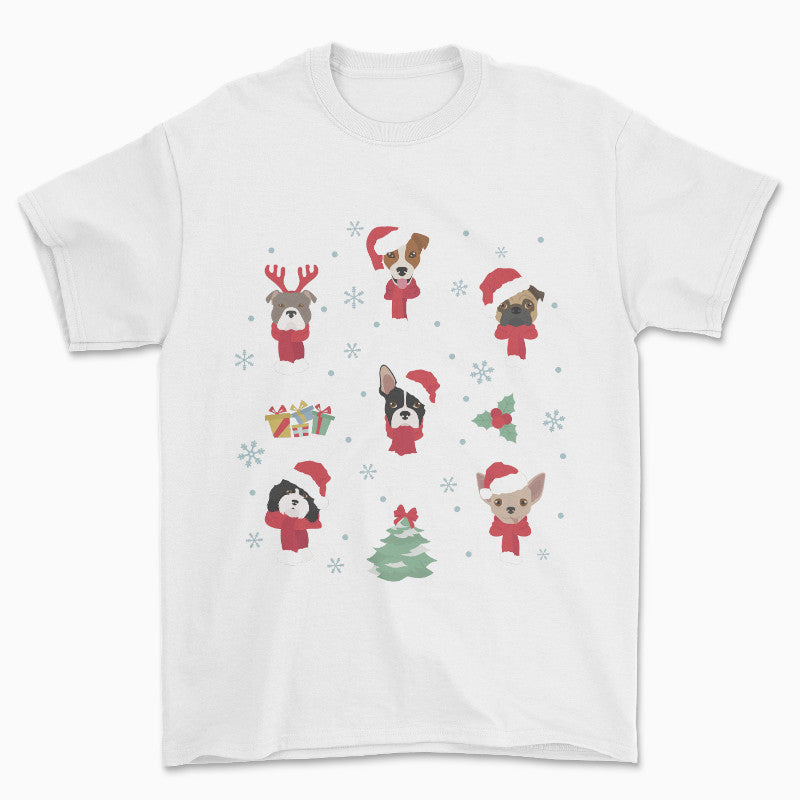 All I Want For Xmas Is Dogs T-Shirt-T-shirt-Pawsome Couture®