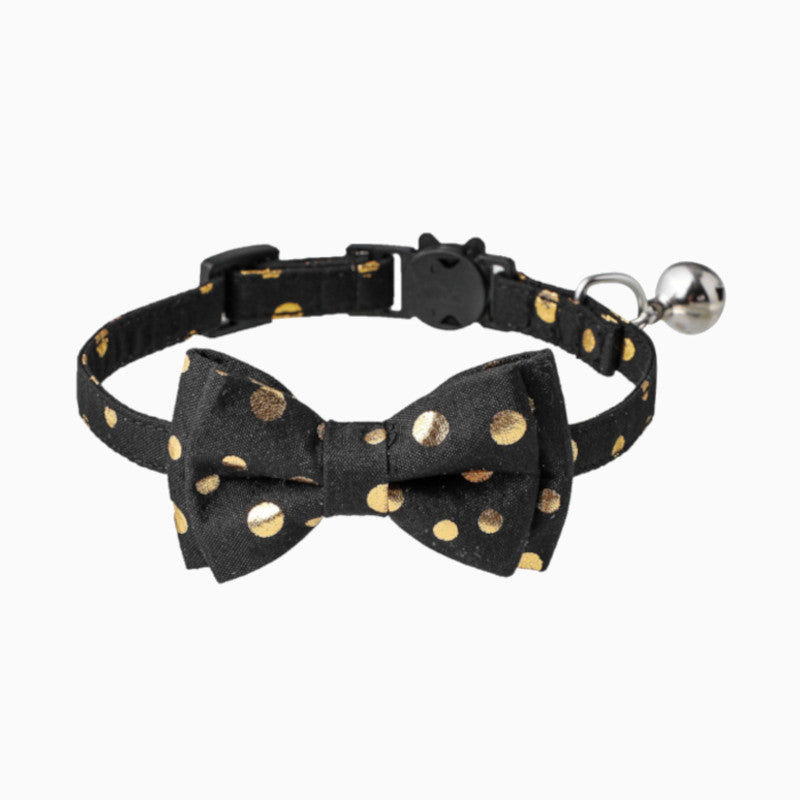 Polka Dot Bowtie Breakaway Collar