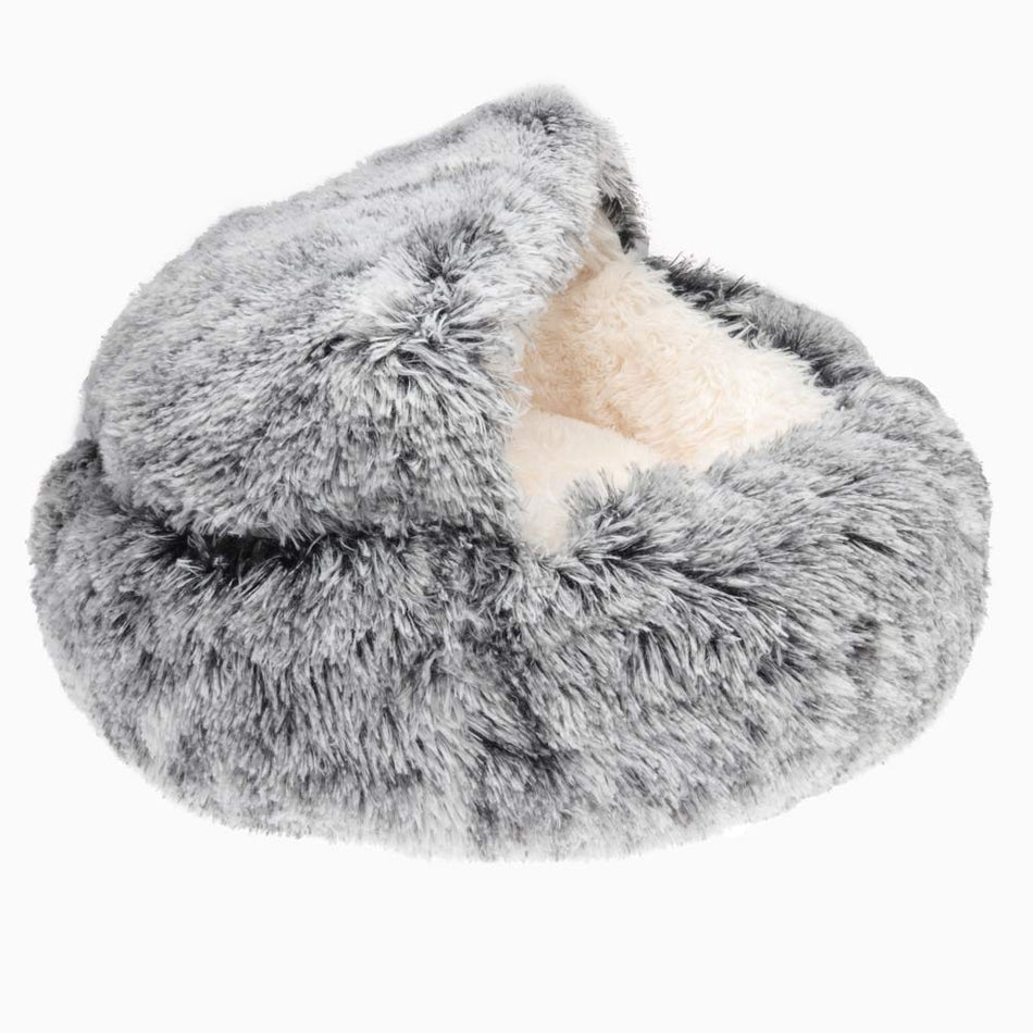 Arctic Black Calming Pet Nest