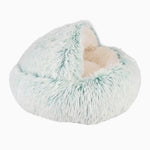Alpine Green Calming Pet Nest Bed to Soothe Cats and Dogs 