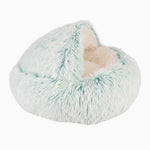 Alpine Green Calming Pet Nest Bed to Soothe Cats and Dogs