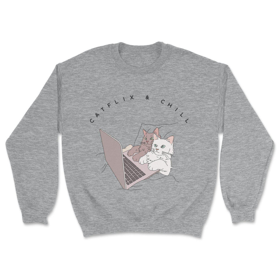 Catflix & Chill Sweatshirt - Pawsome Couture