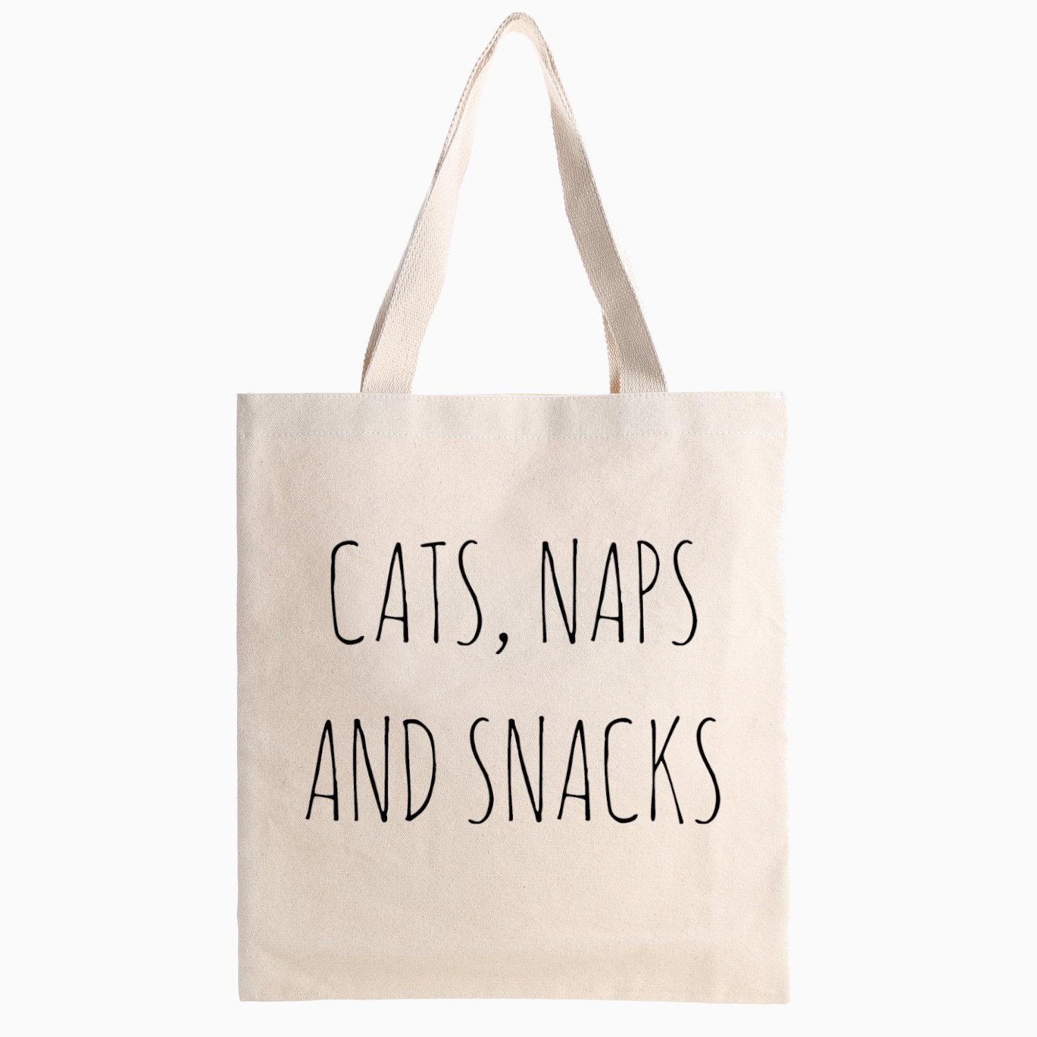 Cats, Naps & Snacks Tote Bag - Pawsome Couture