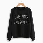 Cats, Naps & Snacks Sweatshirt