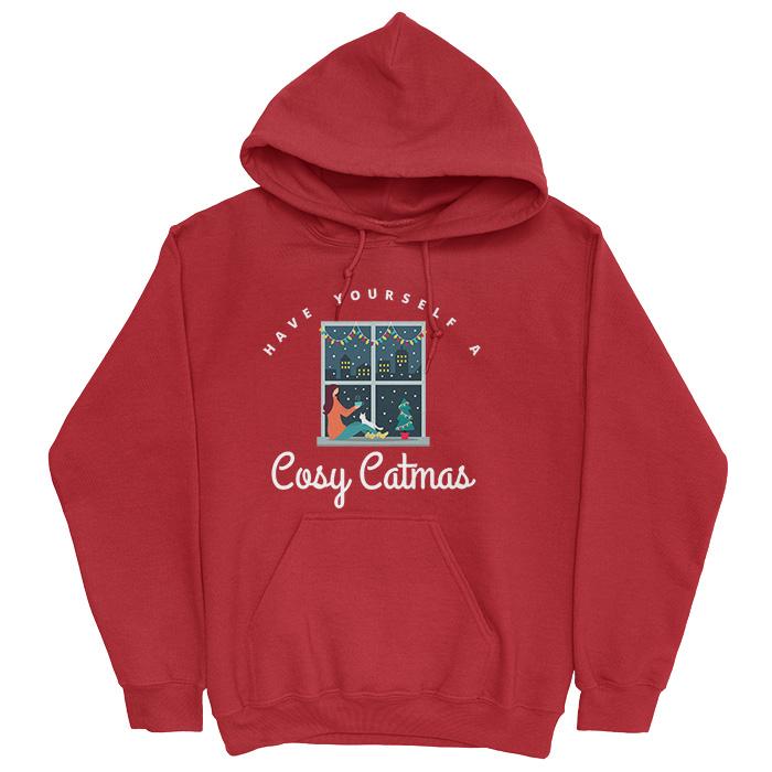 Cosy Catmas Hoodie - Pawsome Couture