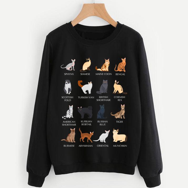 Cute Cat Breeds Sweatshirt - Pawsome Couture