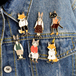 Dapper Animals Pin Set (6 Piece set) - Pawsome Couture