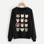 Dapper Cats Sweatshirt - Pawsome Couture