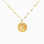 Dog Memorial Disc Necklace