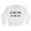 Eats More Plants, Pet More Cats Sweatshirt - Pawsome Couture