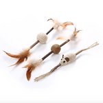 Feather & Mouse Catnip Batons