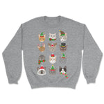 Festive Cats Xmas Sweatshirt - Pawsome Couture