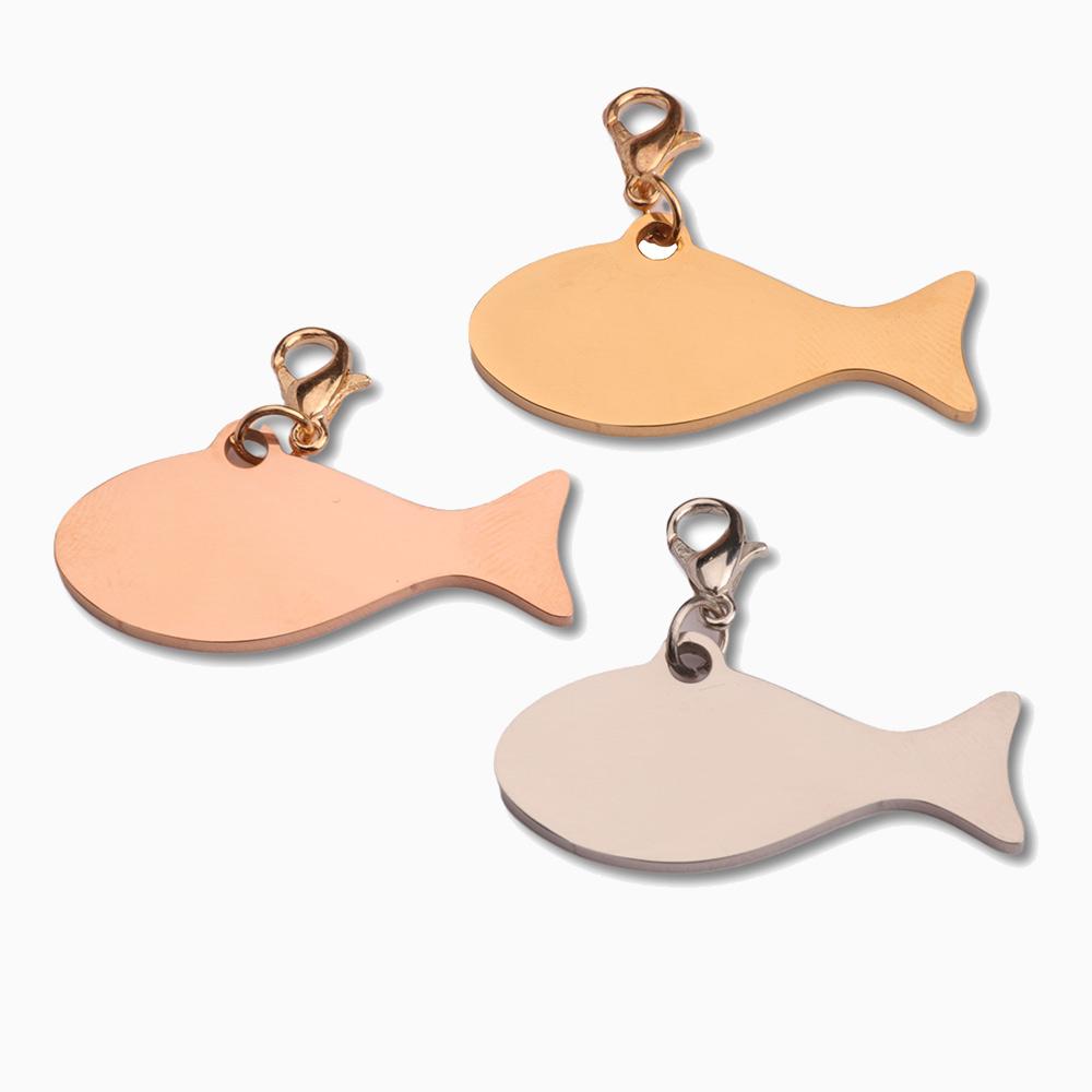 Personalized Fish Collar Pet ID Tag - Pawsome Couture