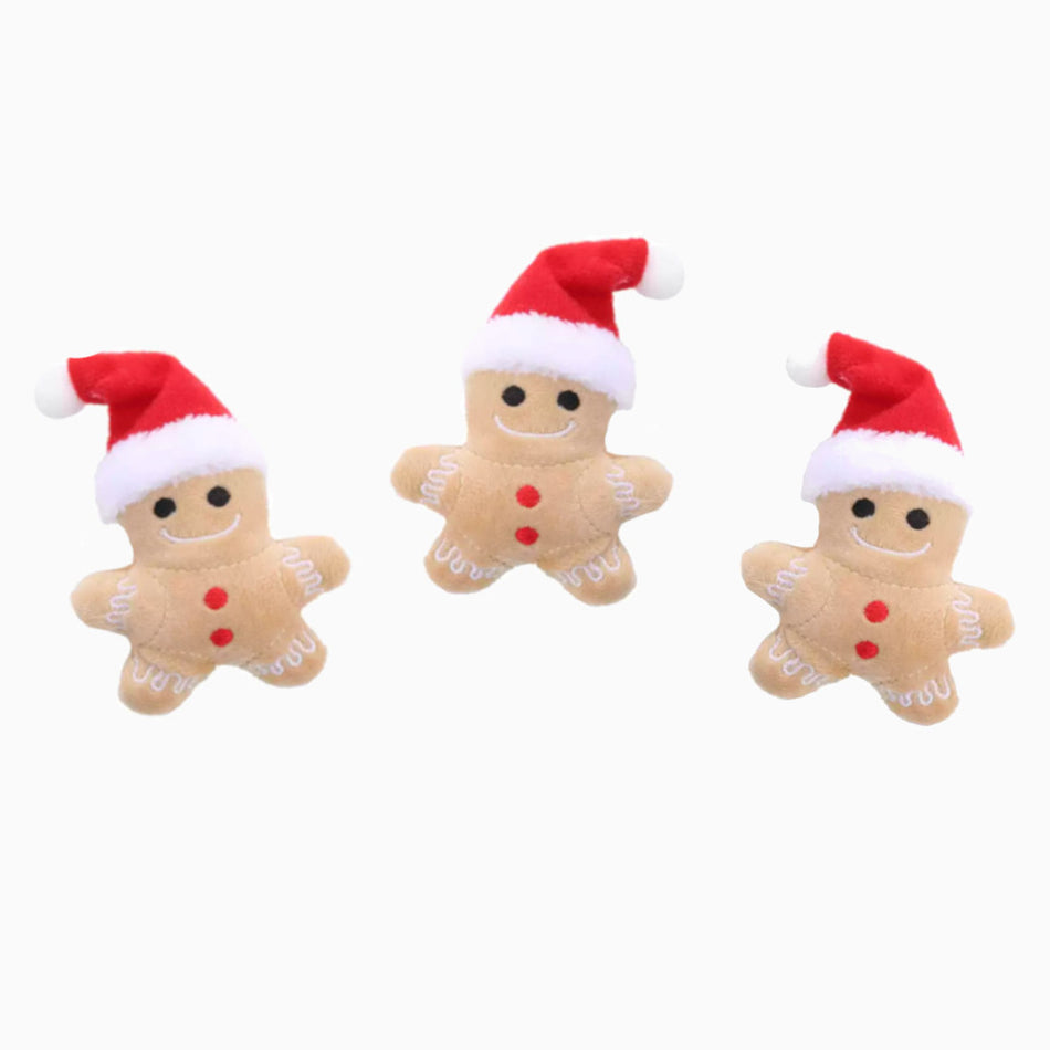 Gingerbread Men Catnip Toys