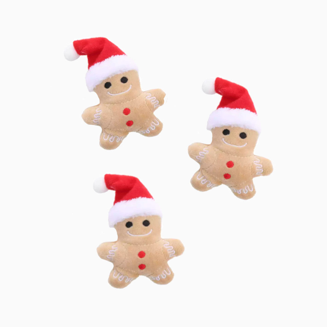 Gingerbread Men Catnip Toys