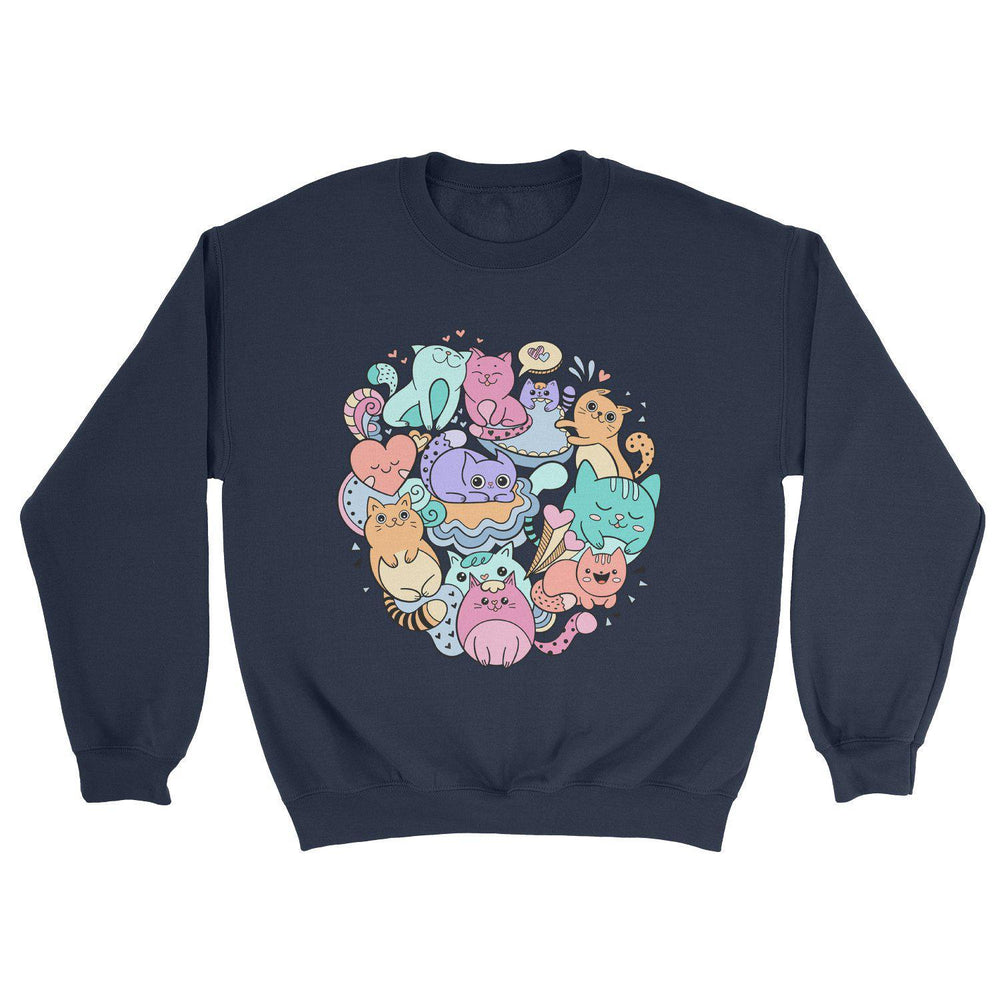 Graffiti Cats Sweatshirt - Pawsome Couture