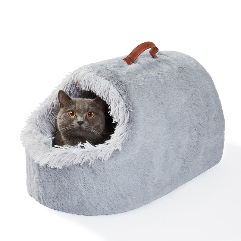 Gray Fur Cara Cat Cave