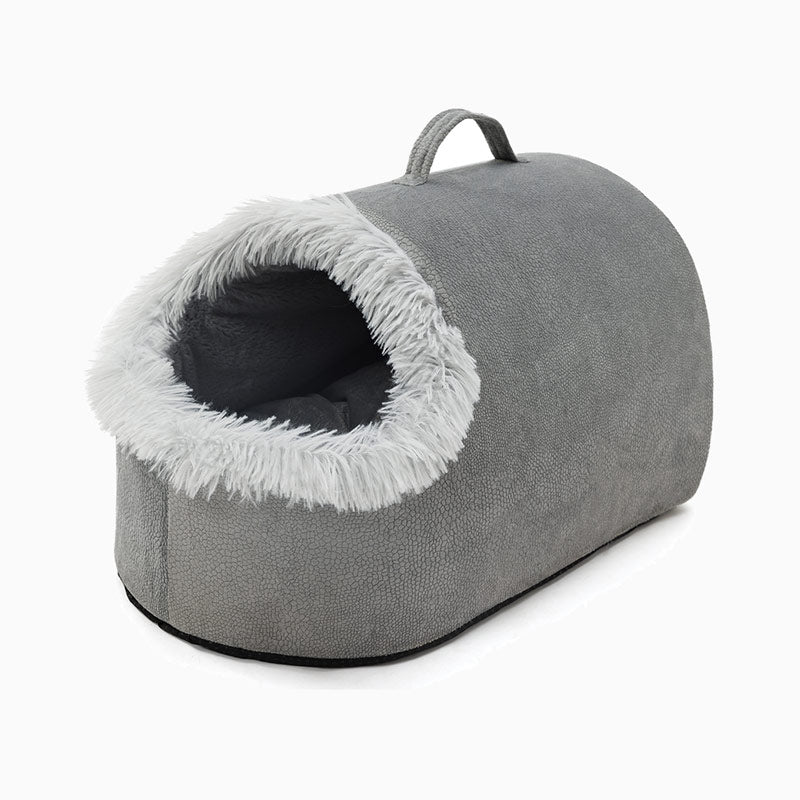 Gray Suede Cara Cat Cave