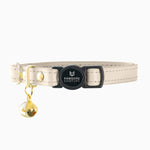 Ivory Luxury Leather Cat Collar Image 1