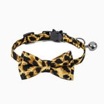 Leopard Print Bowtie Breakaway Collar