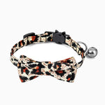 Leopard Print Bowtie Breakaway Collar