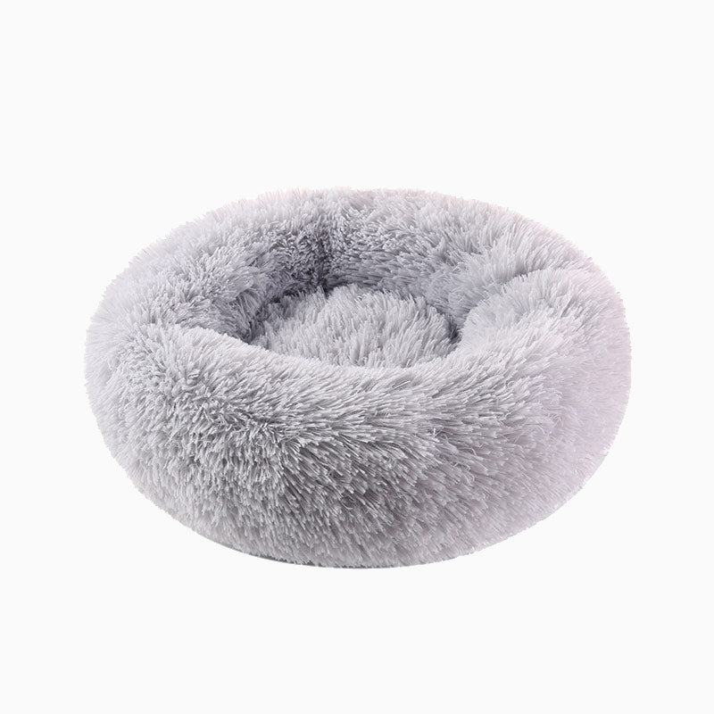 Gray Calming Pet Bed