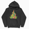 Meowy & Bright Cats Xmas Hoodie-Hoodie-Pawsome Couture®