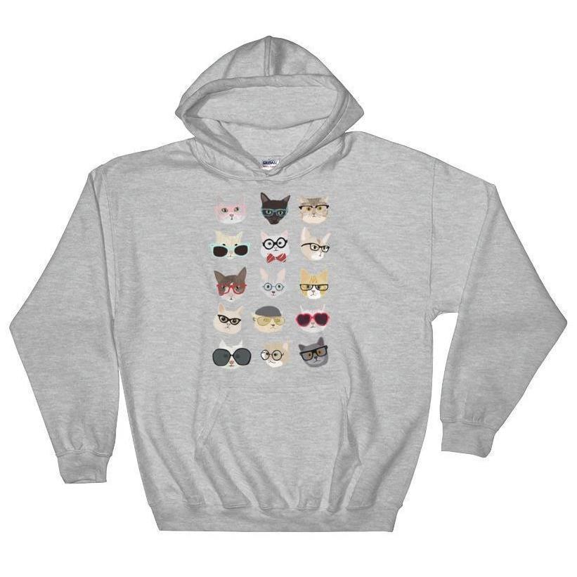 Multi Cat Hoodie - Pawsome Couture