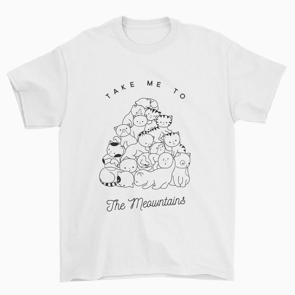 Take Me To The Meowntains T-Shirt - Pawsome Couture