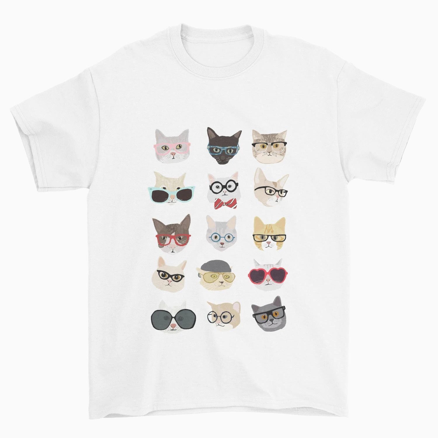 Multi Cat T-Shirt - Pawsome Couture