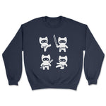 Ninja Cats Sweatshirt - Pawsome Couture