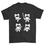 Ninja Cats T-Shirt - Pawsome Couture