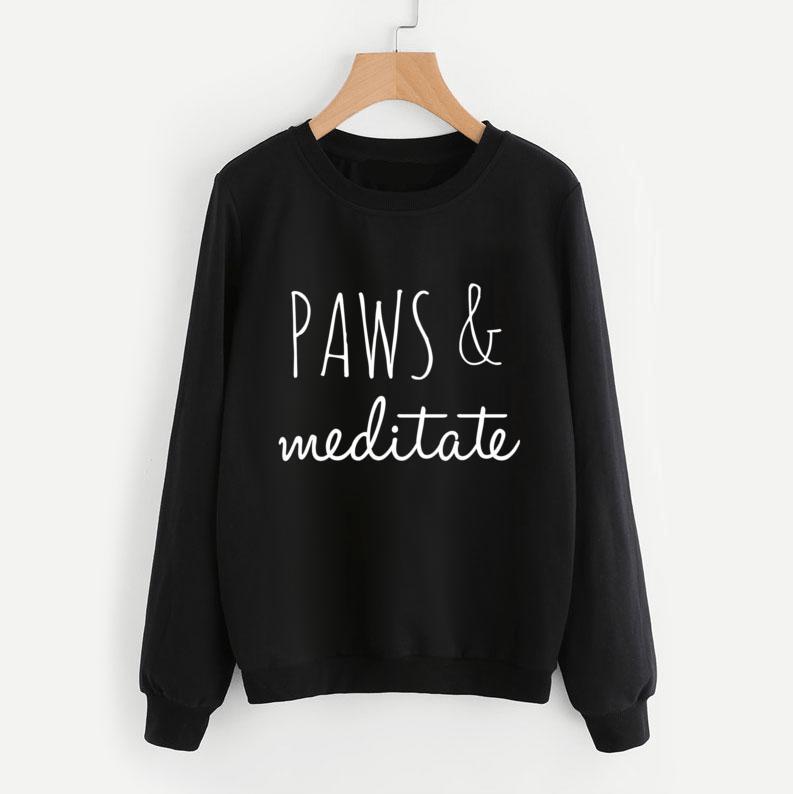 Paws & Meditate Sweater - Pawsome Couture