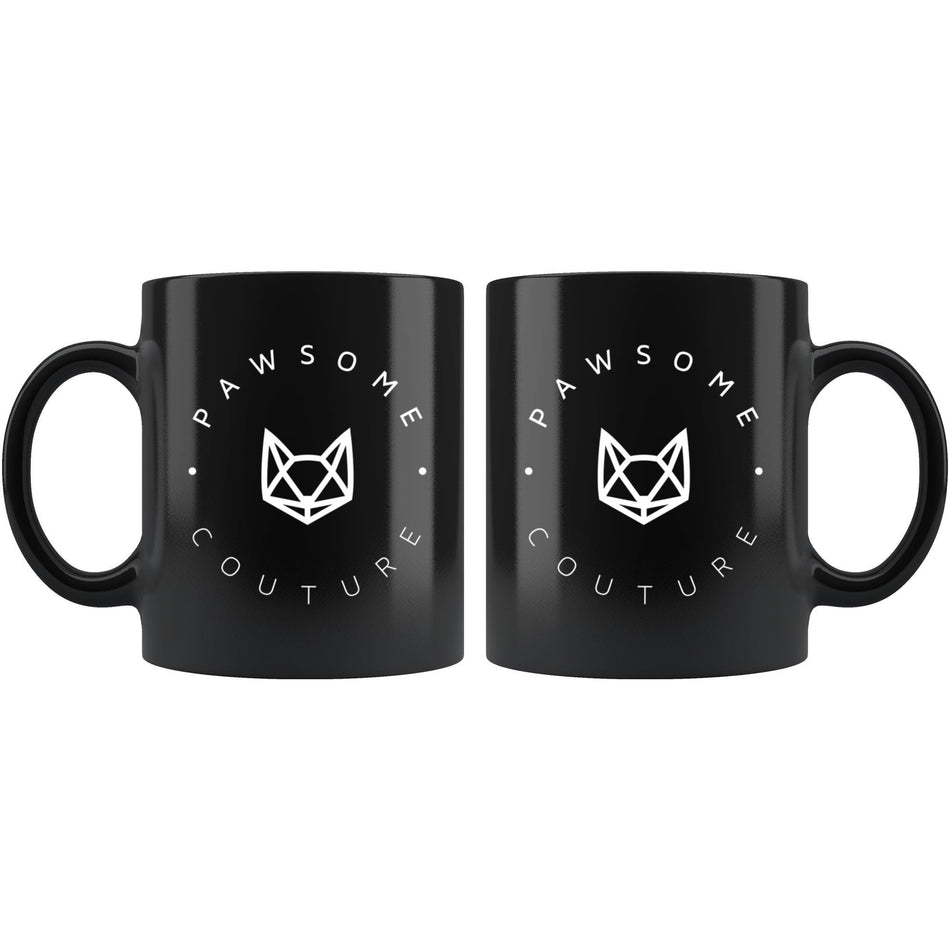 Pawsome Couture Black Mug - Pawsome Couture