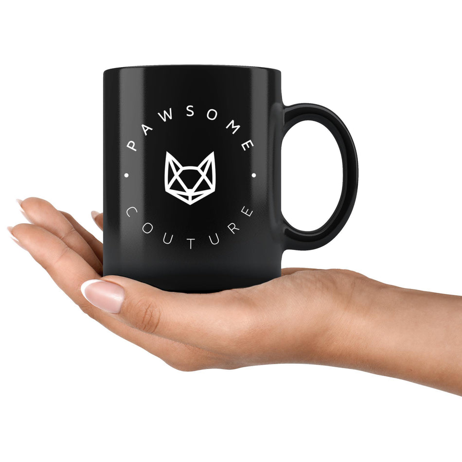 Pawsome Couture Black Mug - Pawsome Couture
