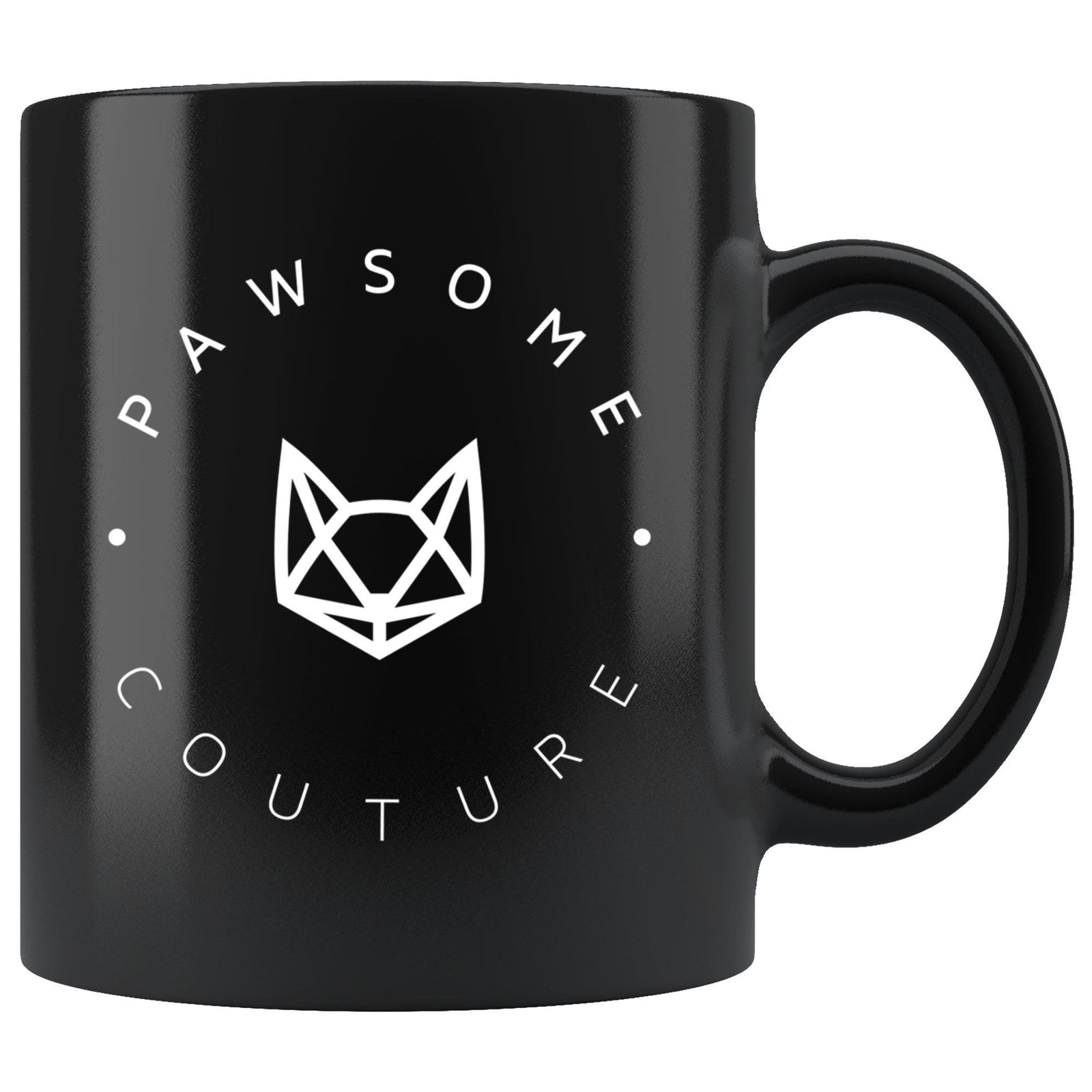 Pawsome Couture Black Mug - Pawsome Couture