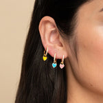 Heart Hoop Earrings-Earrings-Pawsome Couture®