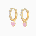 Heart Hoop Earrings-Earrings-Pawsome Couture®