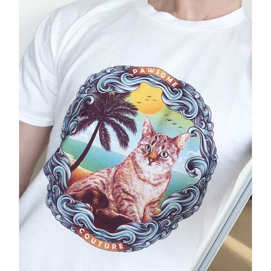 Pawsome Summer Vibes T-Shirt - Pawsome Couture