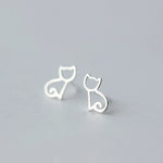 Toria Stud Cat Earrings