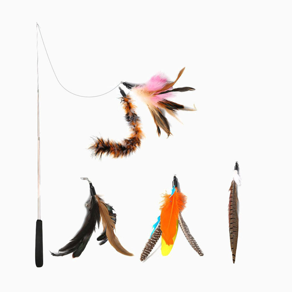 Addictive Feather Rod Cat Toys