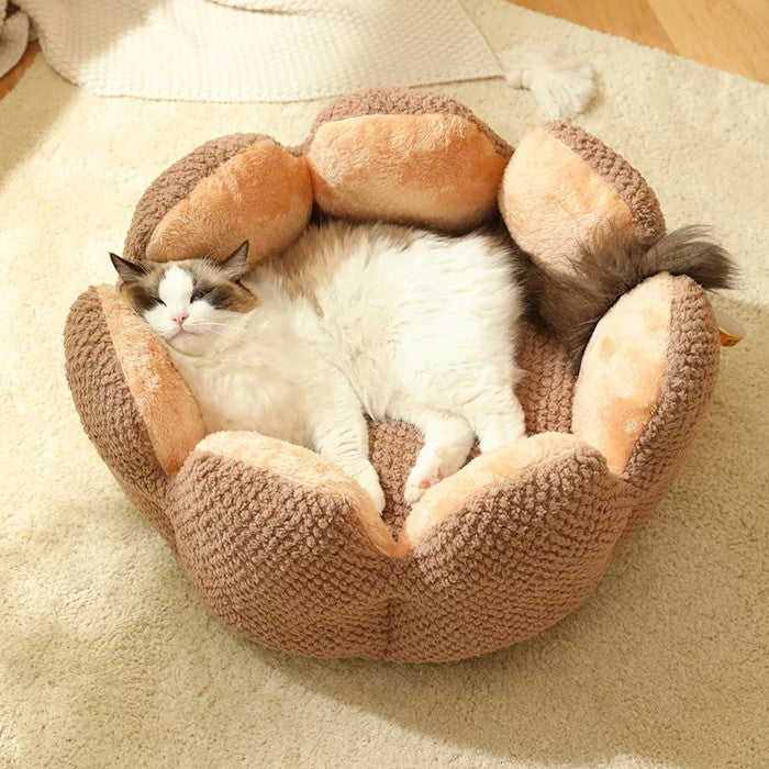 Plush Petal Pet Bed