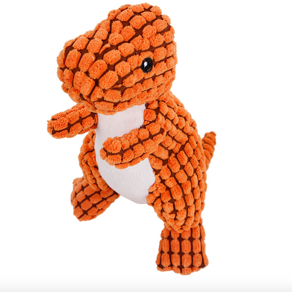 Plush Dino Dog Toy - Pawsome Couture